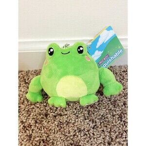 Squishable Micro Frog Plush Keychain Green Cute Kawaii Mini Stuffed Animal Clip